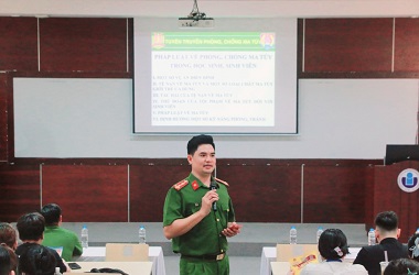 Tuyên truyền phòng, chống ma tuý cho sinh viên Trường Đại học Quốc tế