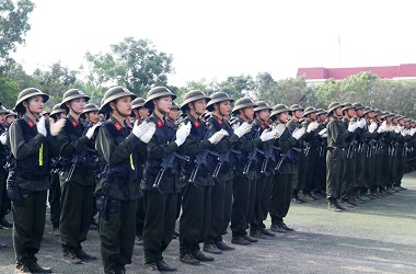 Khóa D33S kết thúc huấn luyện đầu khoá