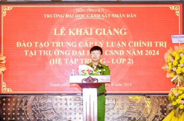 Khai giảng lớp 2 - Đào tạo trung cấp lý luận chính trị  hệ tập trung mở tại Trường