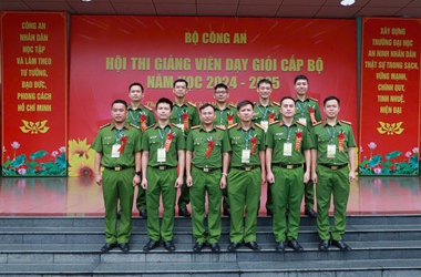 Trường Đại học Cảnh sát nhân dân tham gia Hội thi Giảng viên dạy giỏi cấp Bộ năm học 2024 - 2025
