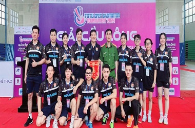 Học viên Nhà trường tranh tài tại Giải cầu lông Trường Đại học Tôn Đức Thắng mở rộng lần thứ I