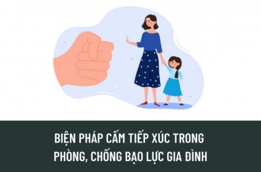 Nội dung, hình thức giám sát việc thực hiện quyết định cấm tiếp xúc theo quy định của Luật Phòng, chống bạo lực gia đình