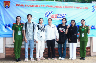 Đồng hành cùng thí sinh tham gia kỳ thi Đánh giá của Bộ Công an