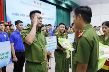Tuổi trẻ Nhà trường ra quân chiến dịch Thanh niên tình nguyện hè 2024