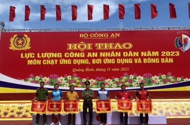 Trường Đại học CSND đạt thành tích cao tại hội thao lực lượng CAND năm 2023