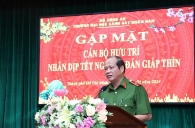 Gặp mặt hưu trí Trường Đại học CSND nhân dịp Tết Nguyên đán giáp thìn 2024