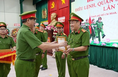 Bế mạc Hội thi Điều lệnh, quân sự, võ thuật CAND lần thứ I